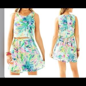 Lilly Pulitzer 2 Piece Colorful Outfit size 0